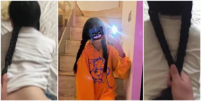 等不及脱裤子直接后入